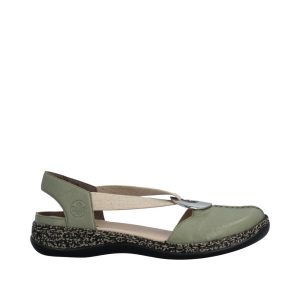 Pantofi dama RIEKER 46361-52 Verzi