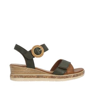 Sandale dama REMONTE D3067-52 Kaki