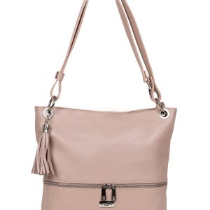 Geanta Piele PRETTA 092 Roz Pudra