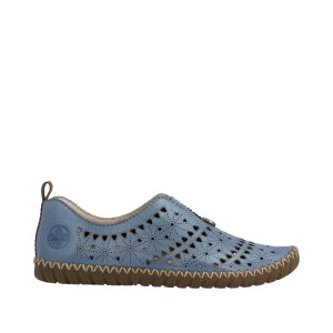Pantofi dama RIEKER M2852-12 Bleu