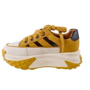 Pantofi sport dama FRANCO GERARDO 9071-1G Galbeni