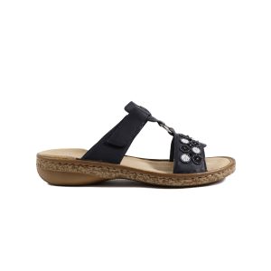 Papuci dama RIEKER 62828-14 Albastri