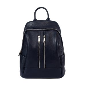 Rucsac Piele PRETTA 8105 Bleumarin