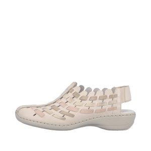 Sandale dama RIEKER 413V8-60 Crem