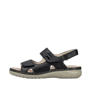 Sandale dama RIEKER 60462-00 Negre