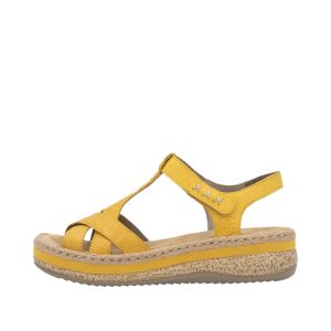 Sandale dama RIEKER V0919-68 Galbene