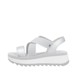 Sandale dama RIEKER W3053-90 Argintii