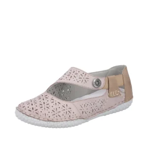 Pantofi dama RIEKER 43666-64 bej
